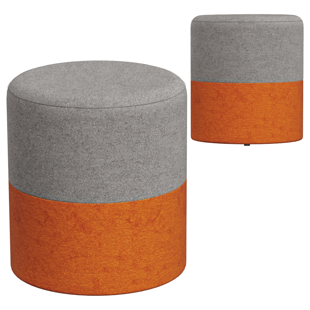 Alot – Pouf Gea Double 3D Model Alot – Pouf Gea Double 3D Model