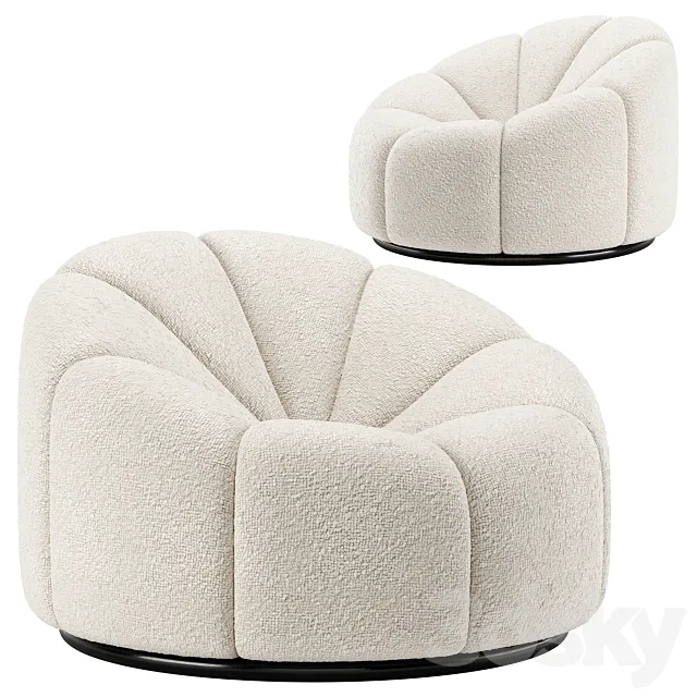 Alpha Club Chair _ Pierre Paulin 3DModel