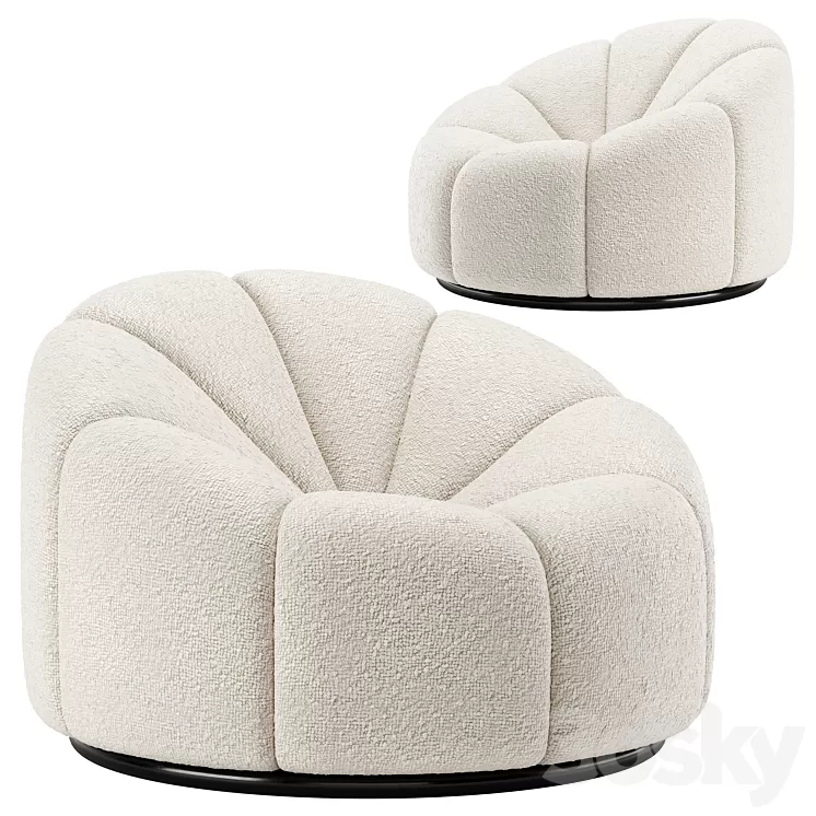 Alpha Club Chair / Pierre Paulin 3D Model Alpha Club Chair / Pierre Paulin 3D Model