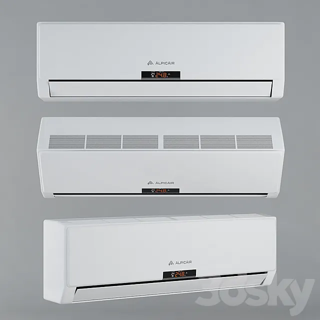 Alpicair AWMI 36VRDC1A 3DModel Alpicair AWMI 36VRDC1A 3DModel