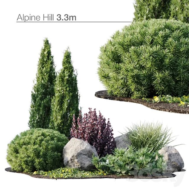 Alpiiskaia Gorka 3 3m 3D Model Download