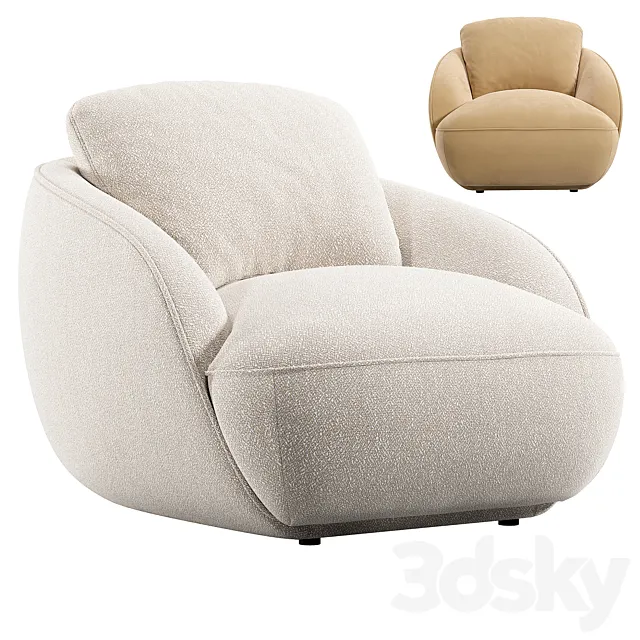 Alpine armchair 3D Model Alpine armchair 3D Model