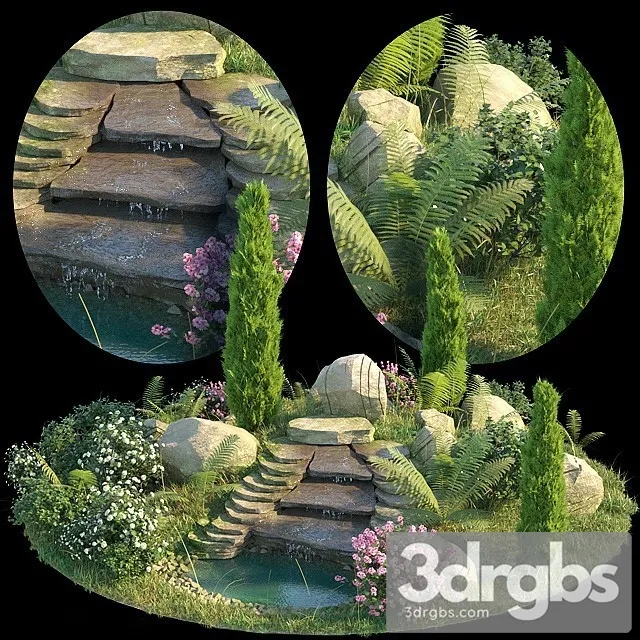 Alpine Hill 3D Model Download