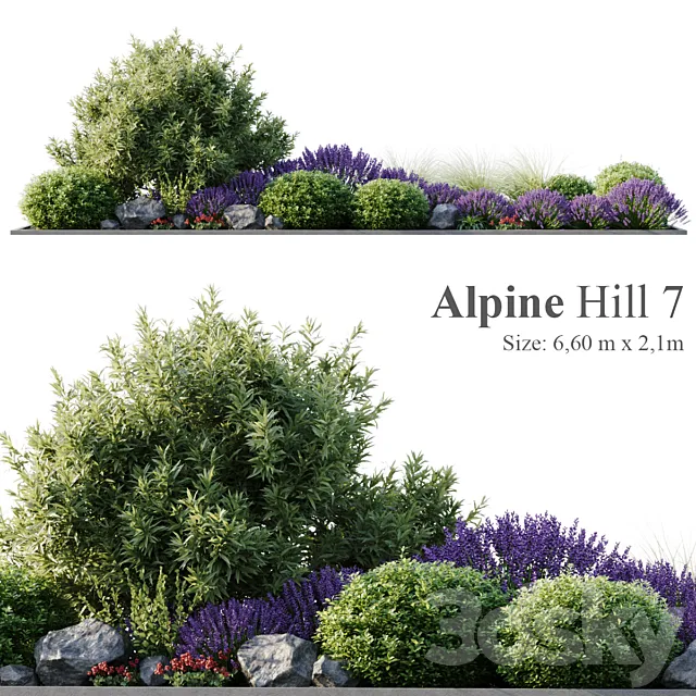Alpine Hill 7 3D Model