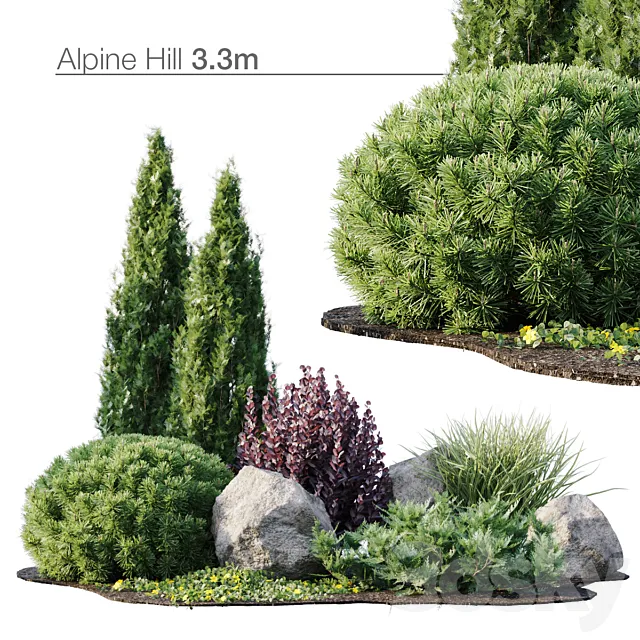 Alpine slide 3.3m 3D Model Alpine slide 3.3m 3D Model