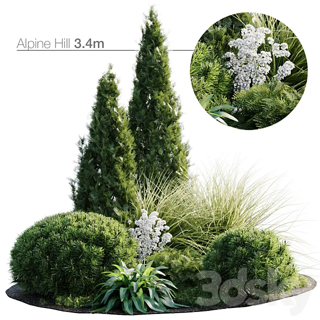 Alpine slide 4 3D Model Alpine slide 4 3D Model