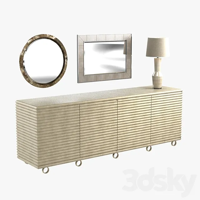 alta table lamp and merrick and albert 3D Model