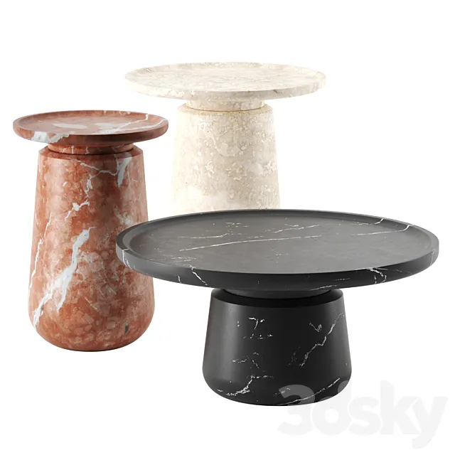 Altana coffee tables by the Invisible Collection 3DModel Altana coffee tables by the Invisible Collection 3DModel