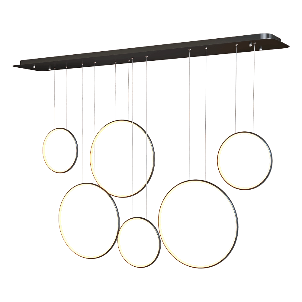 Altavola Design – Pendant lamp Rings LLA076P 3D Model
