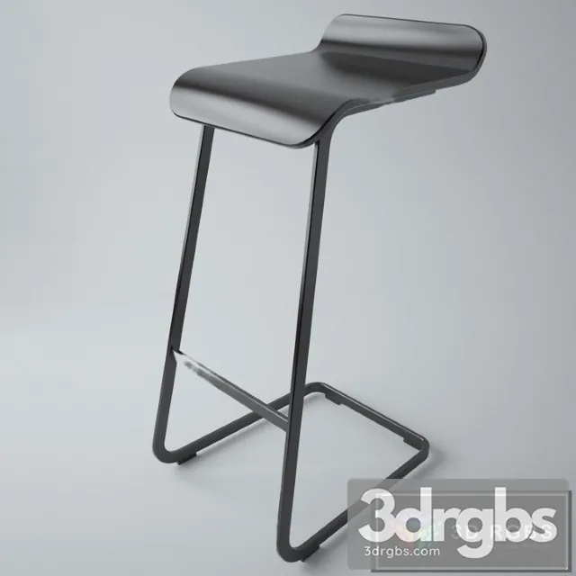 Alto High Bar Stool 3D Model Download
