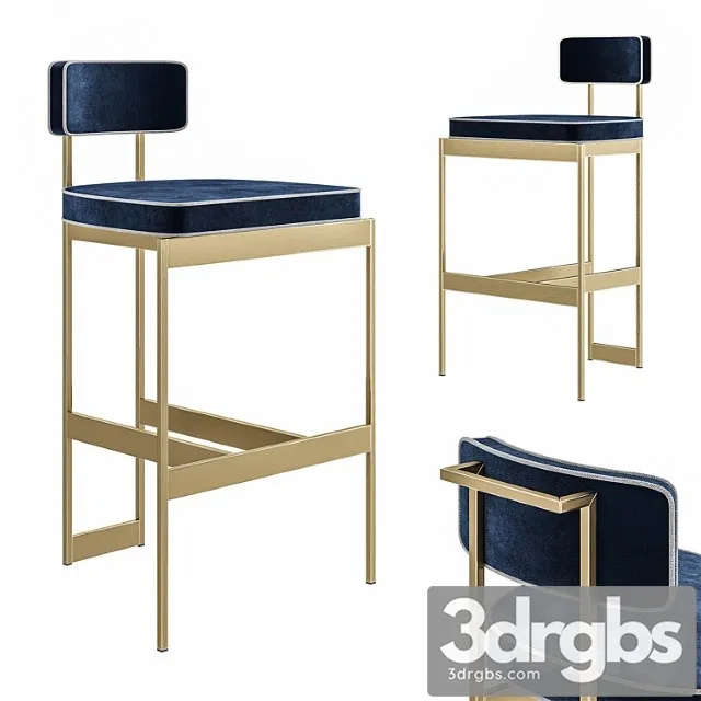 Alto Stool by Powell Bonnell 3D Model Download
