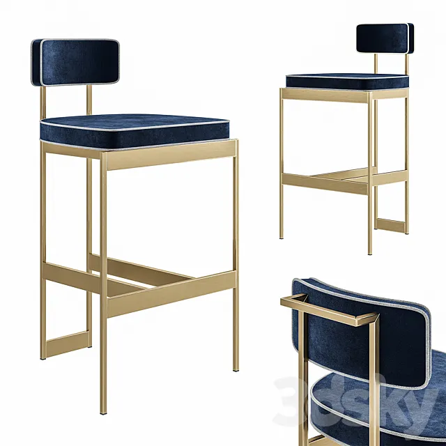 Alto Stool by Powell & Bonnell 3DModel Alto Stool by Powell & Bonnell 3DModel