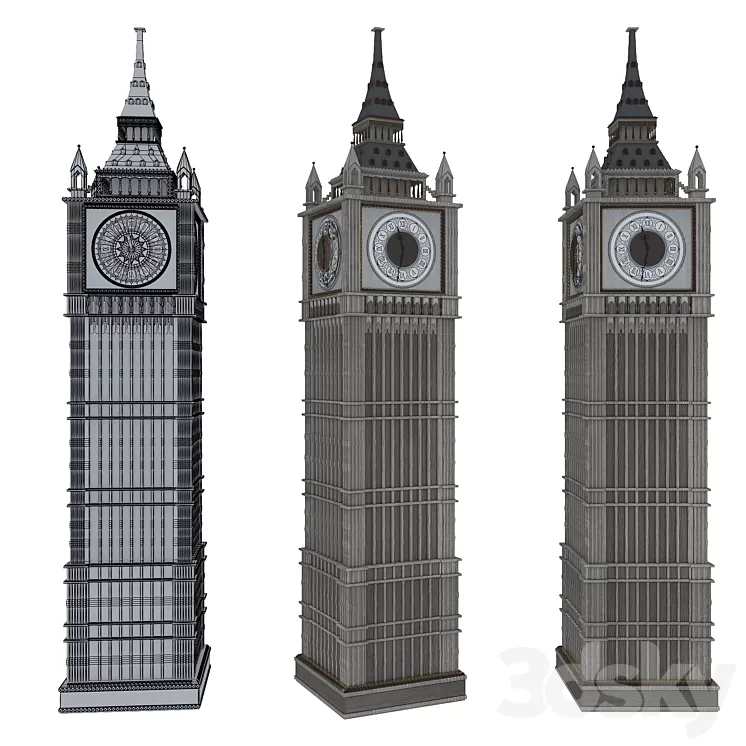 Altobel Antonio big ben 3D Model