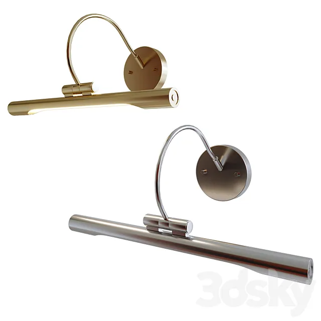 Alton 1 Light Small LED Picture Light 3D Model Alton 1 Light Small LED Picture Light 3D Model