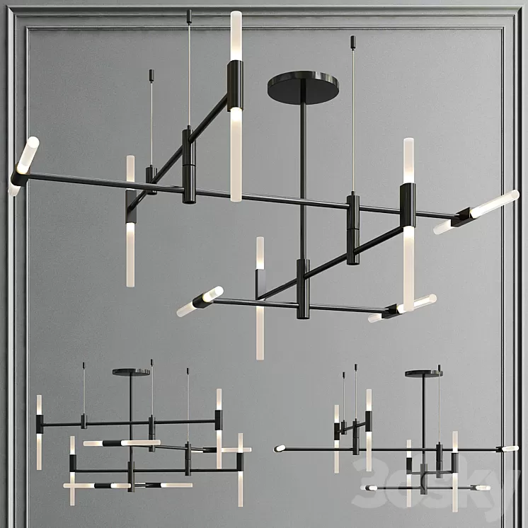 Altona chandelier 3D Model Altona chandelier 3D Model