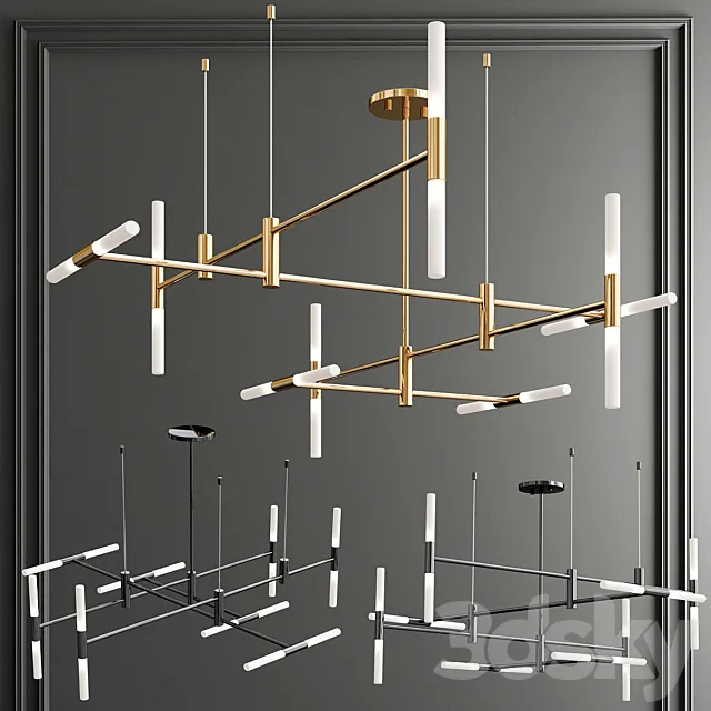 Altona Minimalist Chandelier 3DModel