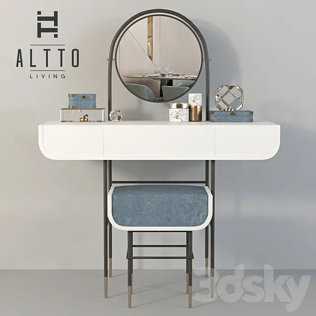 altto cosmoc dress table dressing table 3D Model
