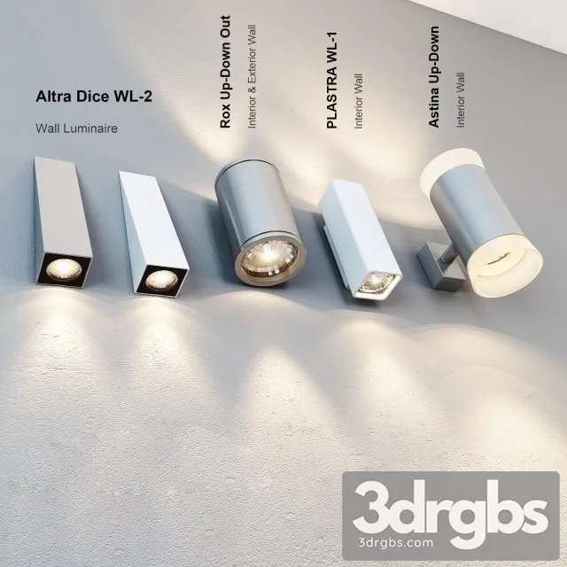 Alumin Wall Light 3D Model Download