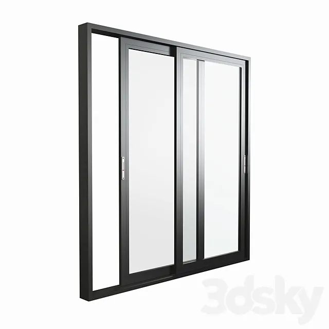 Aluminium Sliding Door & Window 3DModel