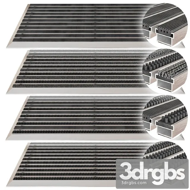 Aluminum dirt grates 3D Model Download
