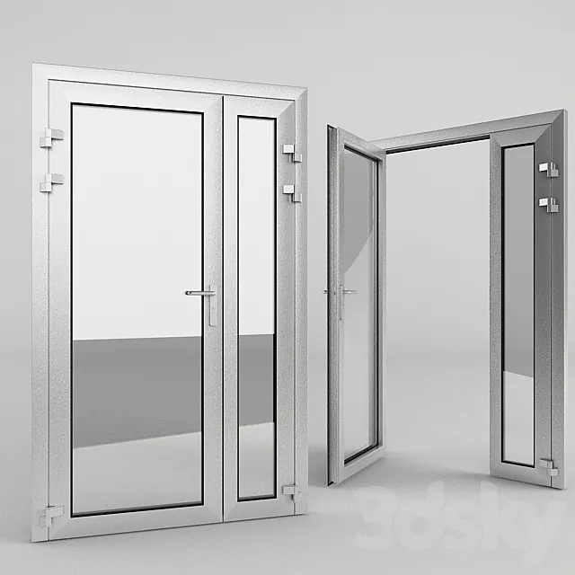 aluminum door 3D Model