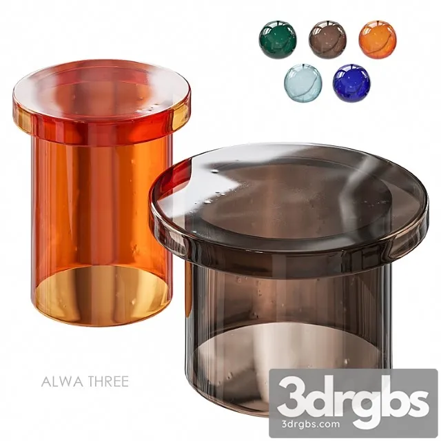 Alwa three coffee table