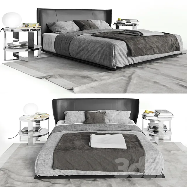 Alys Bed by B & B Italia 3DModel Alys Bed by B & B Italia 3DModel