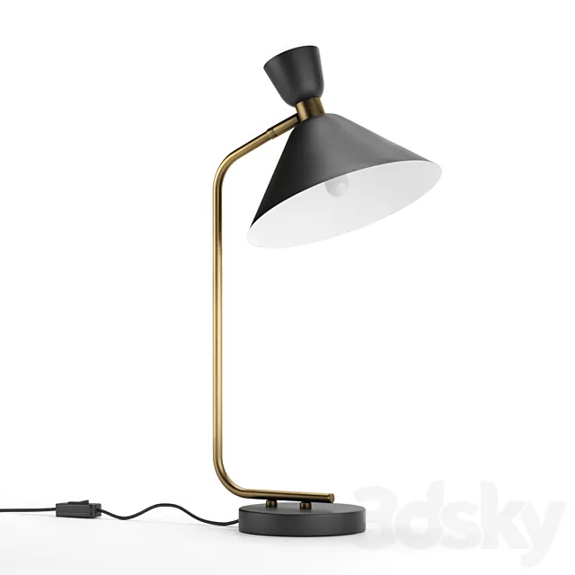 AM.PM Brass lamp Zoticus 3D Model AM.PM Brass lamp Zoticus 3D Model