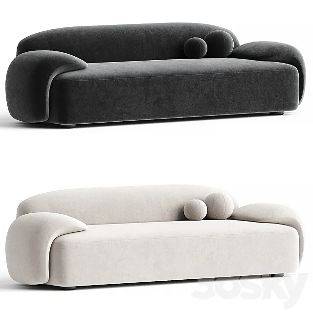 AMA 3-Seater Sofa 3DModel AMA 3-Seater Sofa 3DModel