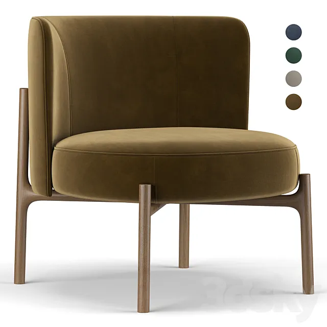 Amalia armchair 3DModel