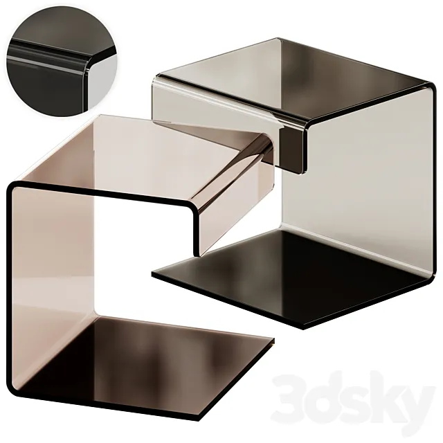 Amalia Side Table by Metro Lane 3D Model Amalia Side Table by Metro Lane 3D Model