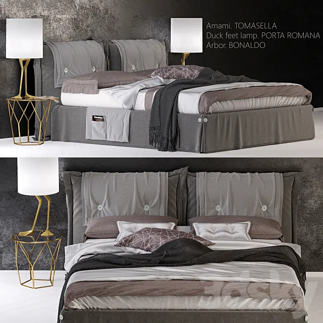 Amami. Duck Feet Lamp. Arbor 3D Model