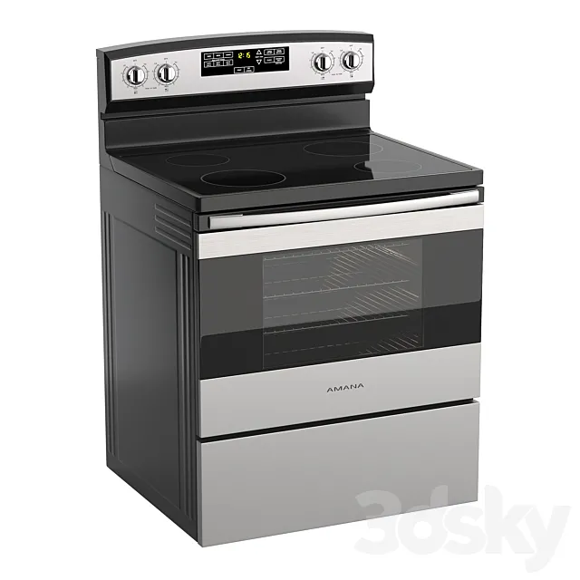 Amana – Oven Aer6303 Mfs 3D Model Amana – Oven Aer6303 Mfs 3D Model