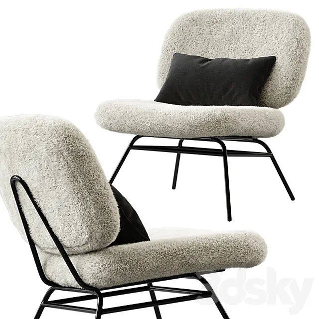 Amanda accent chair 3DModel