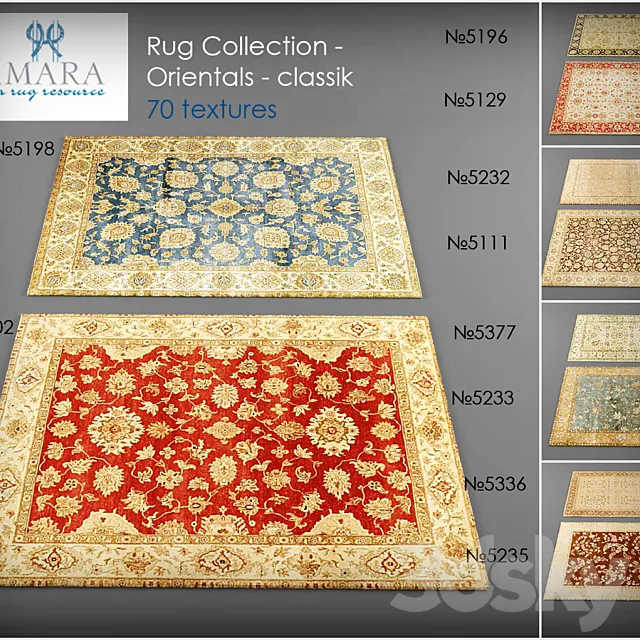 Amara Rug. Collection – Orientals 3DModel Amara Rug. Collection – Orientals 3DModel