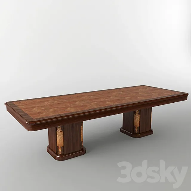 Ambassador conference table 3D Model