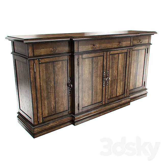 Ambella Home Collection Aspen Sideboard 3DModel
