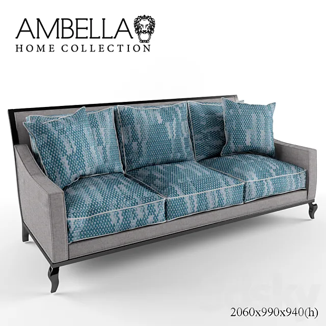 Ambella home JULES SOFA 3DModel Ambella home JULES SOFA 3DModel
