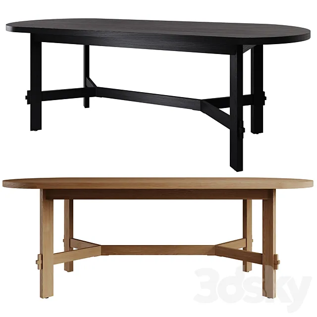 Amber Lewis for Anthropologie Henderson Dining Table 3DModel