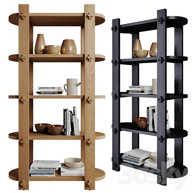 Amber Lewis for Anthropologie Petite Henderson Bookshelf 3DModel