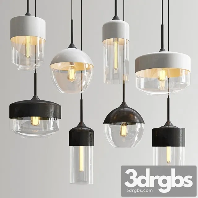 Amber pendant lights 3D Model Download Amber pendant lights 3D Model Download