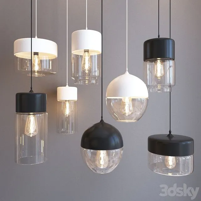 AMBER SUSPENSION SET 3D Model AMBER SUSPENSION SET 3D Model