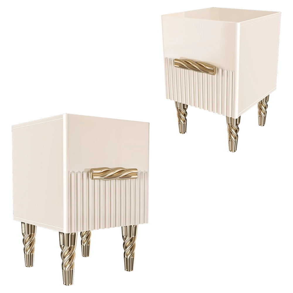 Ambicioni – Bedside table Auronzo 3D Model Ambicioni – Bedside table Auronzo 3D Model