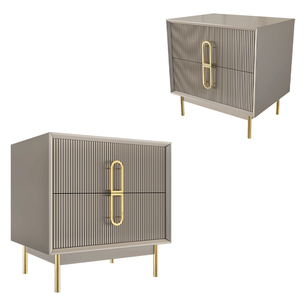 Ambicioni – Bedside table Lamar 3D Model Ambicioni – Bedside table Lamar 3D Model