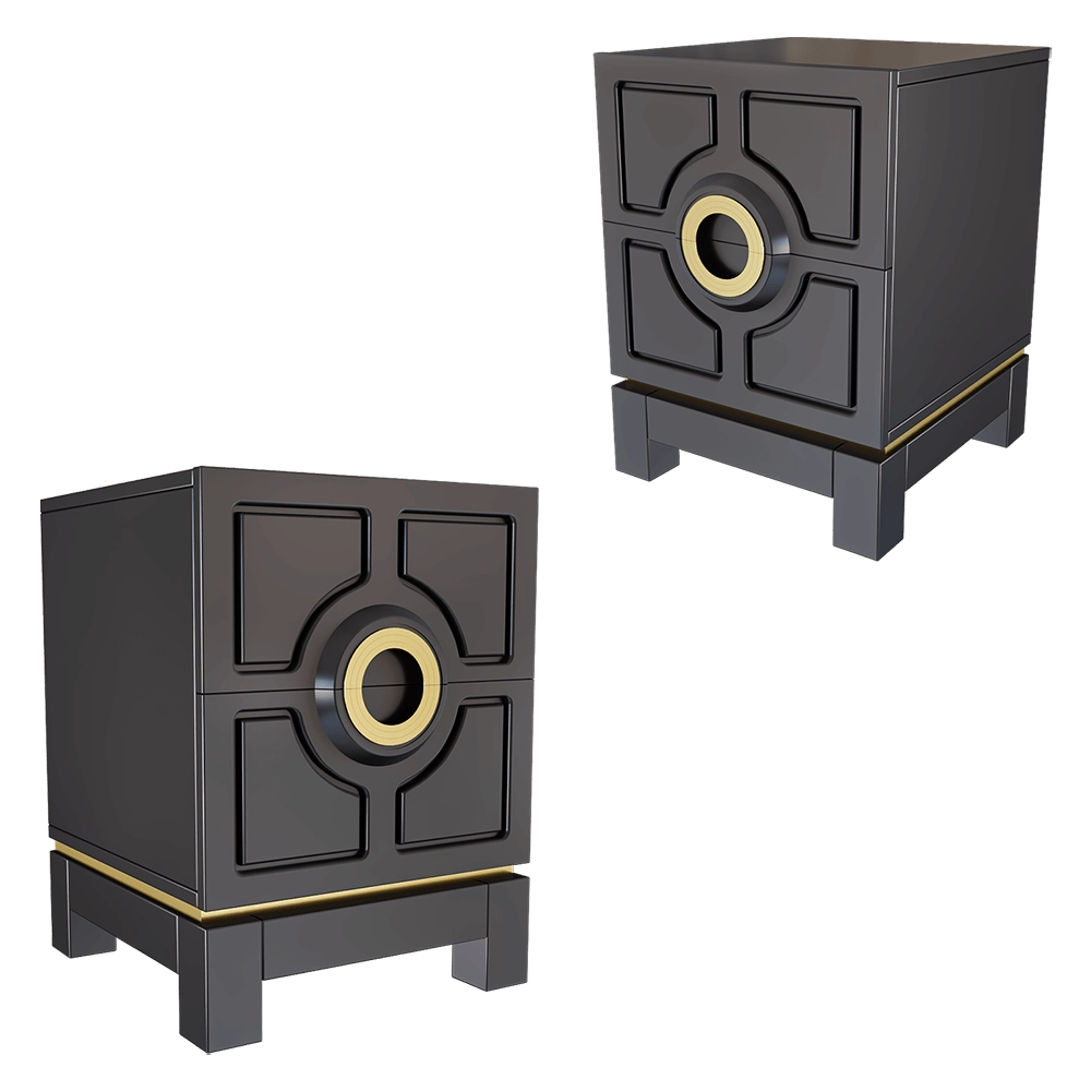 Ambicioni – Bedside table Santro 3D Model Ambicioni – Bedside table Santro 3D Model