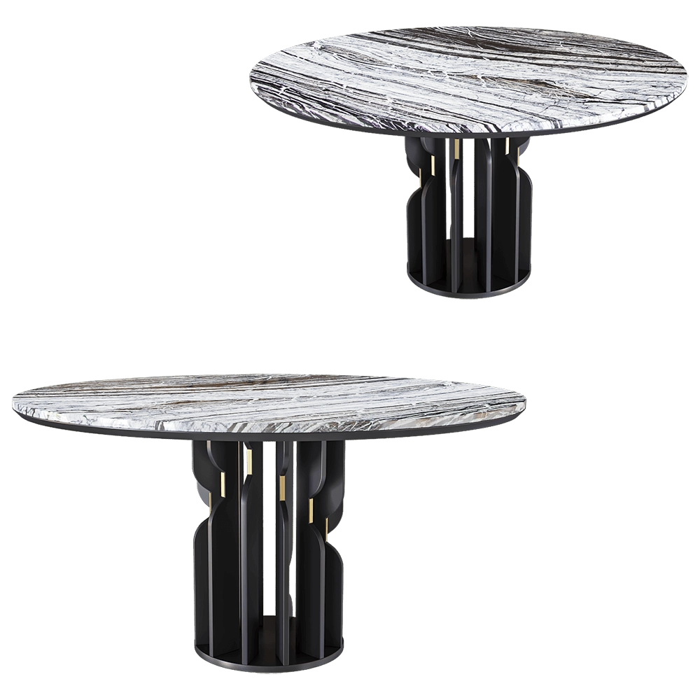 Ambicioni – Dining table Spiro 3D Model