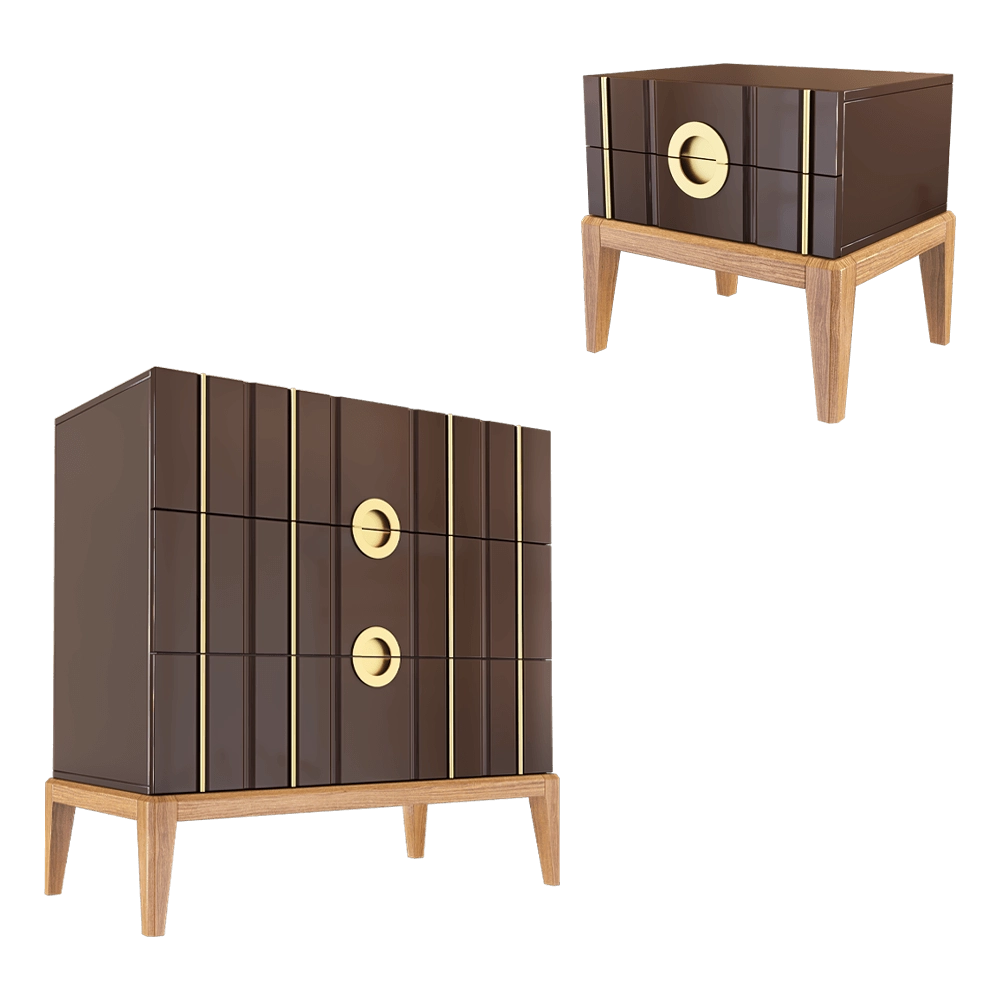 Ambicioni – Linen chest of drawers and bedside table Bernetto 3D Model Ambicioni – Linen chest of drawers and bedside table Bernetto 3D Model