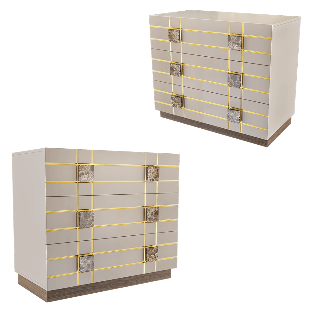 Ambicioni – Linen chest of drawers Mantone 3D Model Ambicioni – Linen chest of drawers Mantone 3D Model