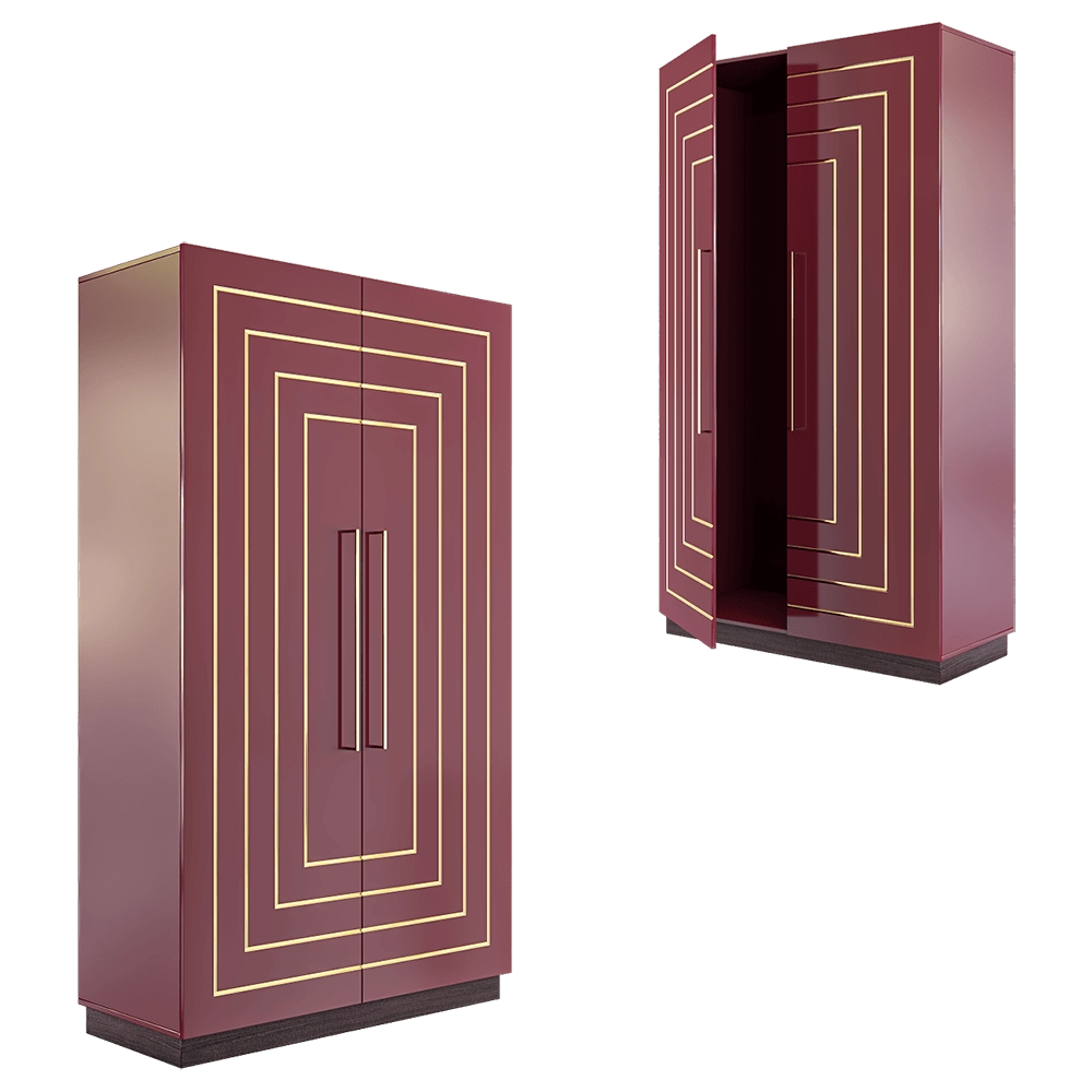 Ambicioni – Wardrobe Parmino 3D Model Ambicioni – Wardrobe Parmino 3D Model
