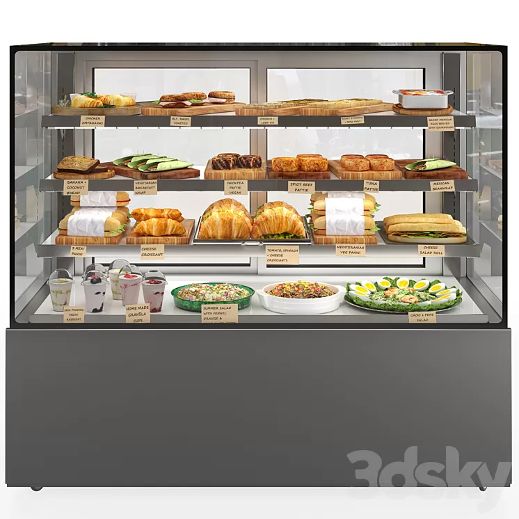 Ambient Food Display 3D Model